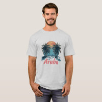 Aruba Island Design (Version 2) - Men's Basic T-Sh