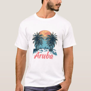 Aruba Island Design (Version 2) - Men's Basic T-Sh T-Shirt