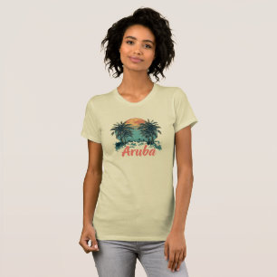 Aruba Island Design (Version 2) - Women's Bella+Ca T-Shirt