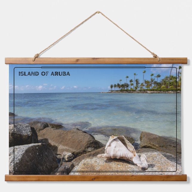 Aruba Island Hanging Tapestry (Front)