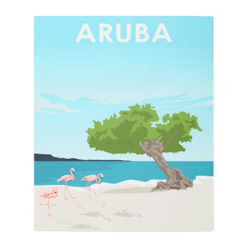 Aruba Island Travel Poster