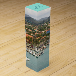 Aruba Marina Custom Wine Gift Box
