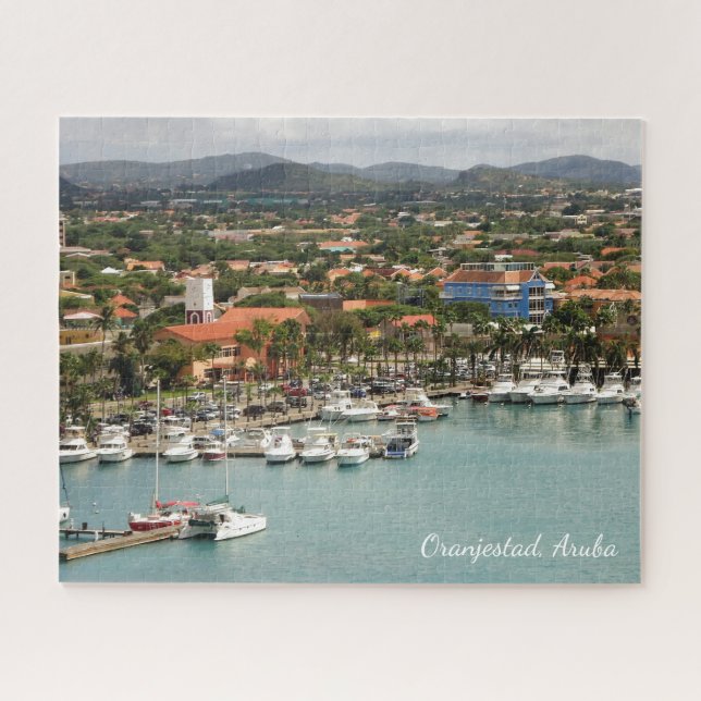 Aruba Marina Jigsaw Puzzle (Horizontal)