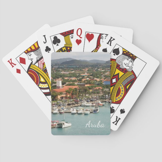 Aruba Marina Poker Cards (Back)