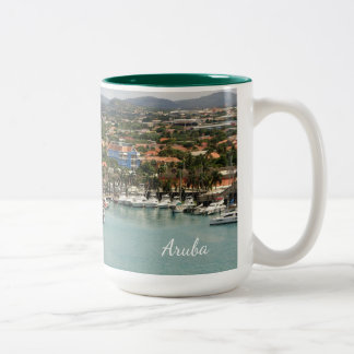Aruba Marina Two-Tone Coffee Mug