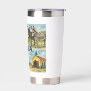 Aruba multiview watercolor insulated tumbler