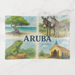 Aruba multiview watercolor trinket tray