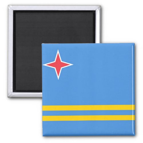 Aruba National World Flag Magnet