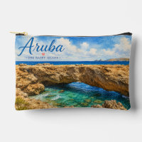 Aruba Natural Bridge rock formation Caribbean