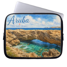 Aruba Natural Bridge rock formation Caribbean