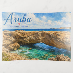 Aruba Natural Bridge rock formation Caribbean  Trinket Tray