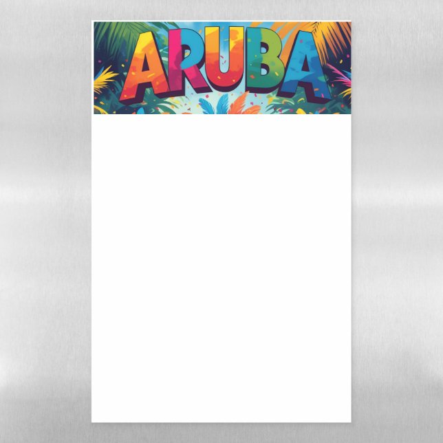 Aruba notes magnetic dry erase sheet (Vertical)