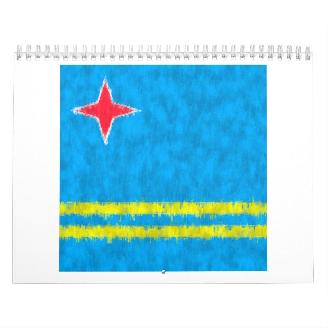 Aruba Oil Painting Drawing Calendar (Cover)