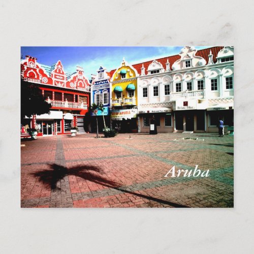 Aruba Oranjestad Postcard