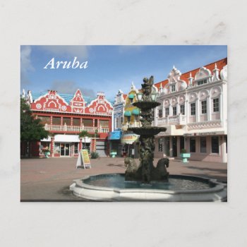 Aruba  Oranjestad Postcard by myworldtravels at Zazzle