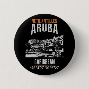 Aruba Pinback Button