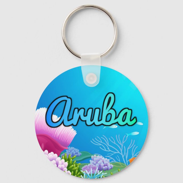 Aruba reef keychain (Front)