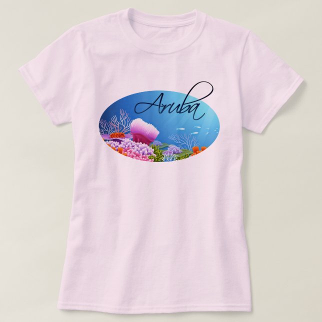 Aruba reef T-Shirt (Design Front)