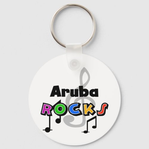 Aruba Rocks Keychain