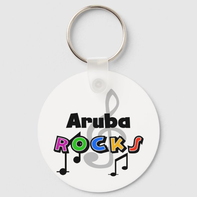 Aruba Rocks Keychain (Front)