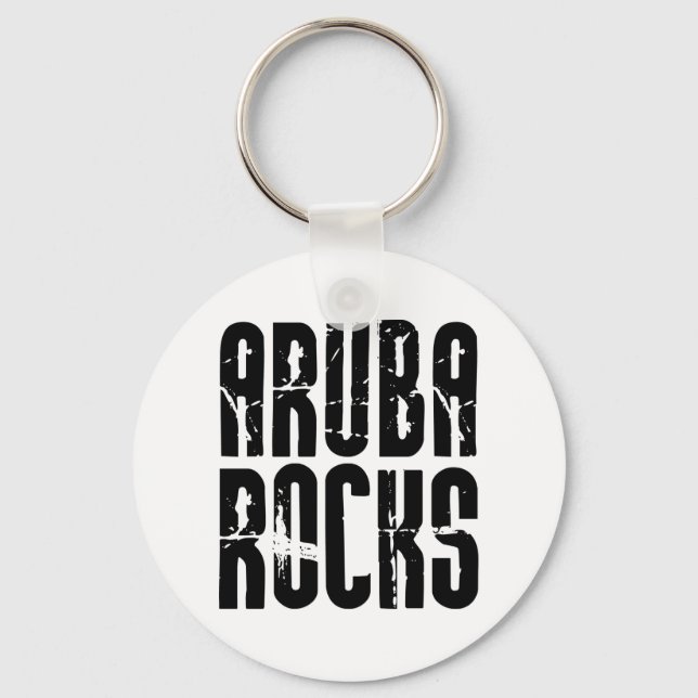Aruba Rocks Keychain (Front)