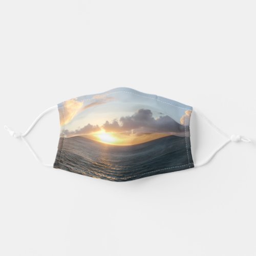 Aruba Scenic Sunset over the Caribbean Sea Adult Cloth Face Mask