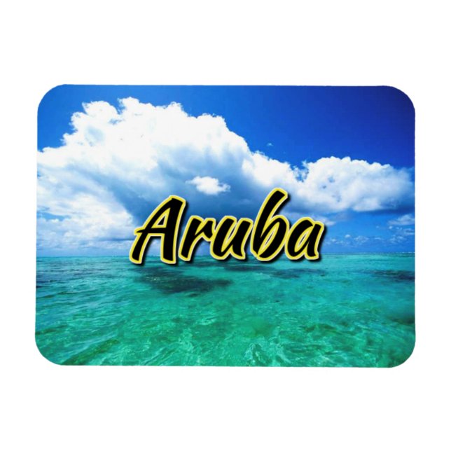 Aruba sea sky magnet (Horizontal)