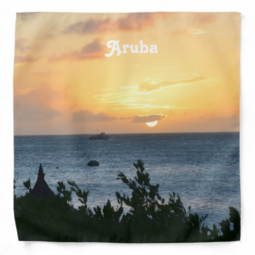 Aruba Setting Sun Bandana