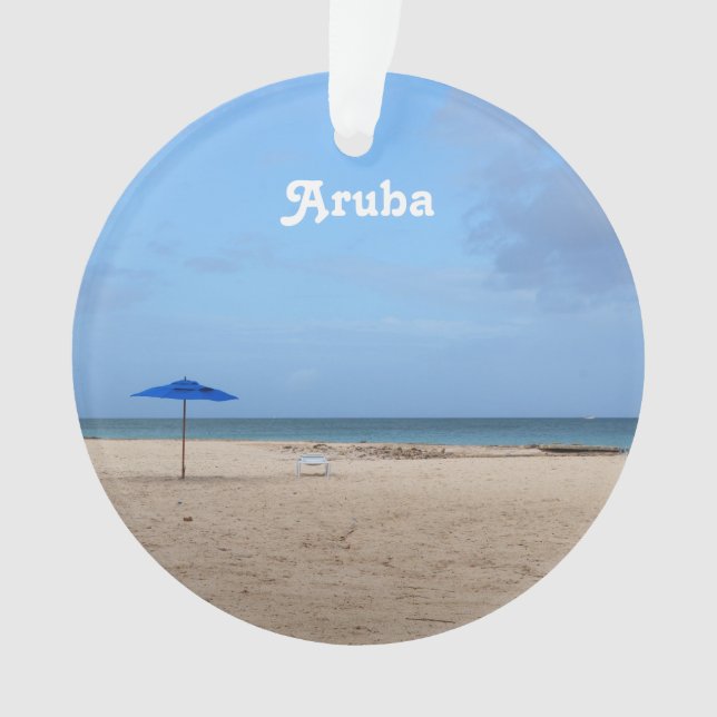 Aruba Solitude Ornament (Front)