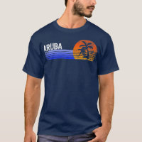 Aruba Souvenir Retro Sunset Trip Summer Vacation