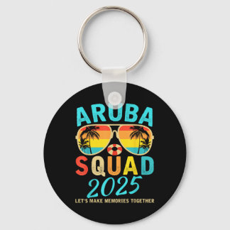 Aruba Squad 2025 Vacation Friends Family Matching Keychain