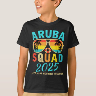 Aruba Squad 2025 Vacation Friends Family Matching T-Shirt