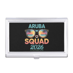 Aruba Squad 2026 Retro Business Card Case