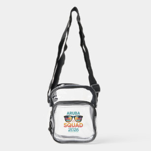 Aruba Squad 2026 Retro Clear Crossbody Bag