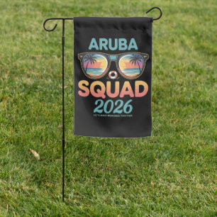 Aruba Squad 2026 Retro Garden Flag