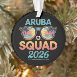 Aruba Squad 2026 Retro Ornament
