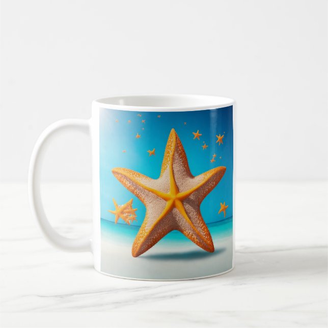 Aruba starfish coffee mug (Left)