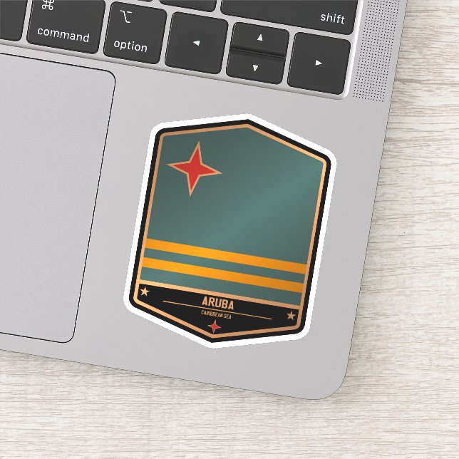 Aruba Sticker (Detail)