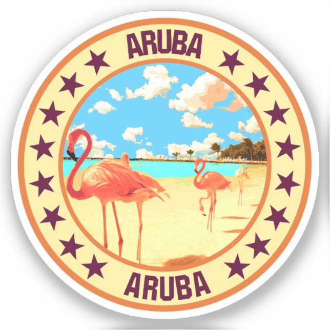 Aruba                                              sticker (Front)