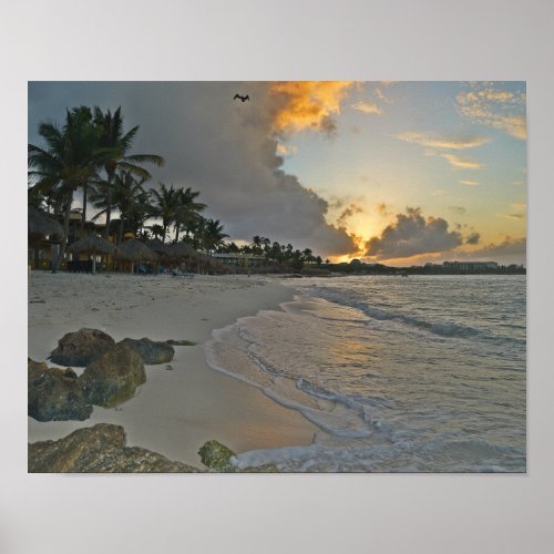 Aruba Sunrise Poster