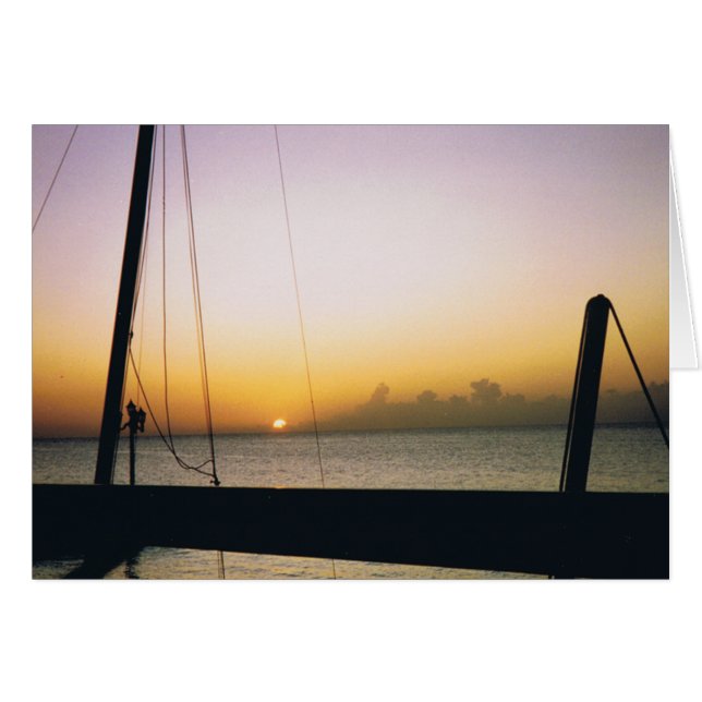 Aruba Sunset Cards (Front Horizontal)