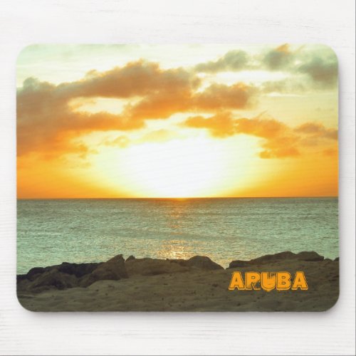 Aruba Sunset Mousepad