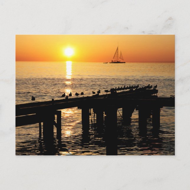 Aruba sunset postcard (Front)