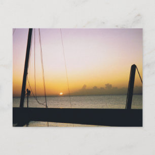 Aruba Sunset Postcard