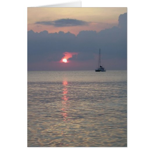 Aruba Sunset vertical Cards (Front)