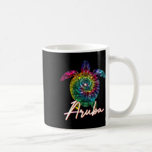 Aruba Tie Dye Sea Turtle Matching Family Vacation Coffee Mug