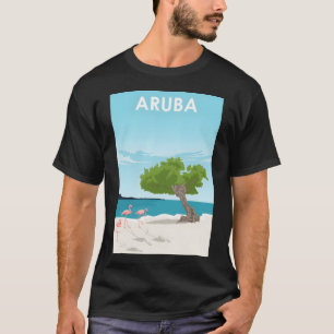 Aruba Travel Poster  T-Shirt