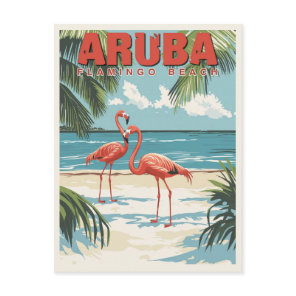 Aruba - Tropical Paradise Travel  Postcard