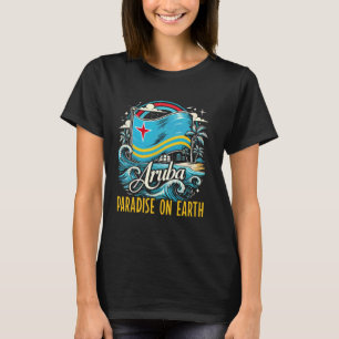 Aruba Tropical Trip Country Travel Vacation I Love T-Shirt