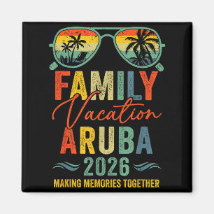 Aruba Vacation 2026 Matching Family Group Summer Magnet